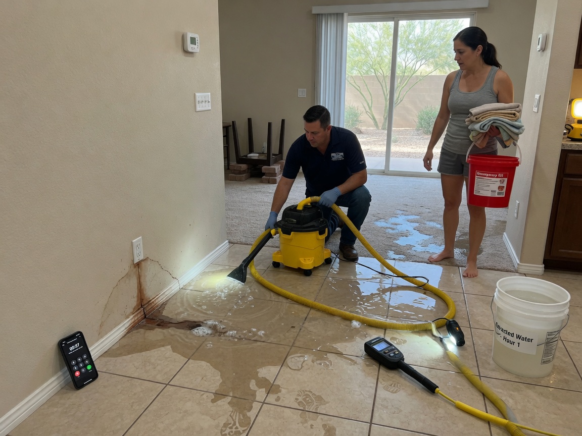 What To Do In The First Hour After A Slab Leak In Mesa