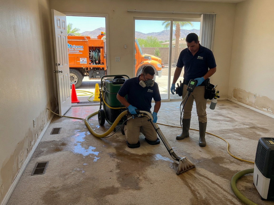 water damage restoration in Dobson Ranch