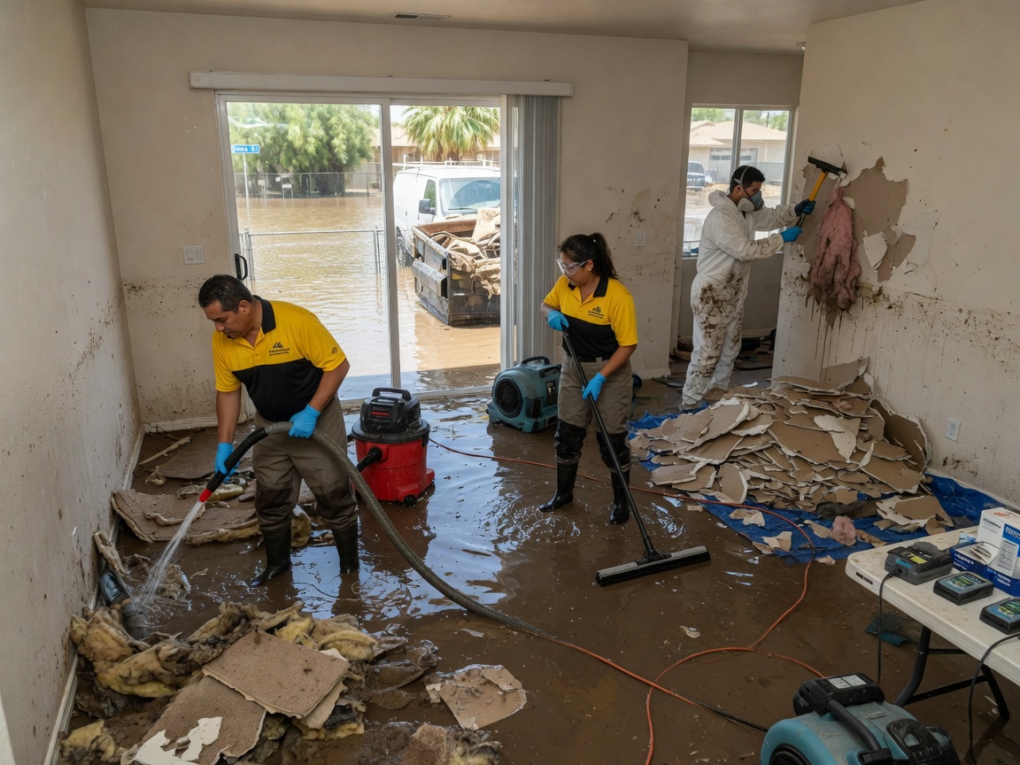 water damage restoration in Gold Canyon