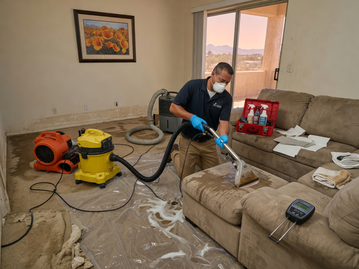water damage restoration in Gilbert